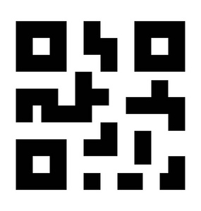 Qr 码平面矢量图标