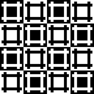 网格的正方形抽象图案