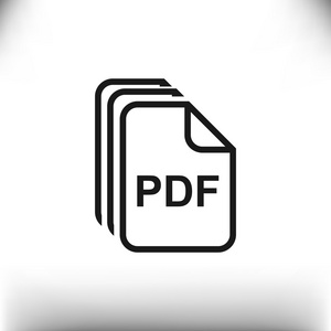 文件 Pdf 简单 web 图标