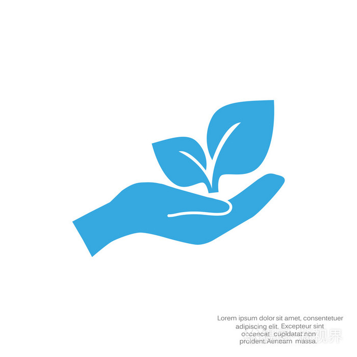 叶上人的手图标插画-正版商用图片0obxwa-摄图新视界