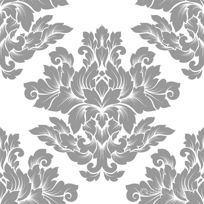 精致花巴洛克式花边蓬勃发展