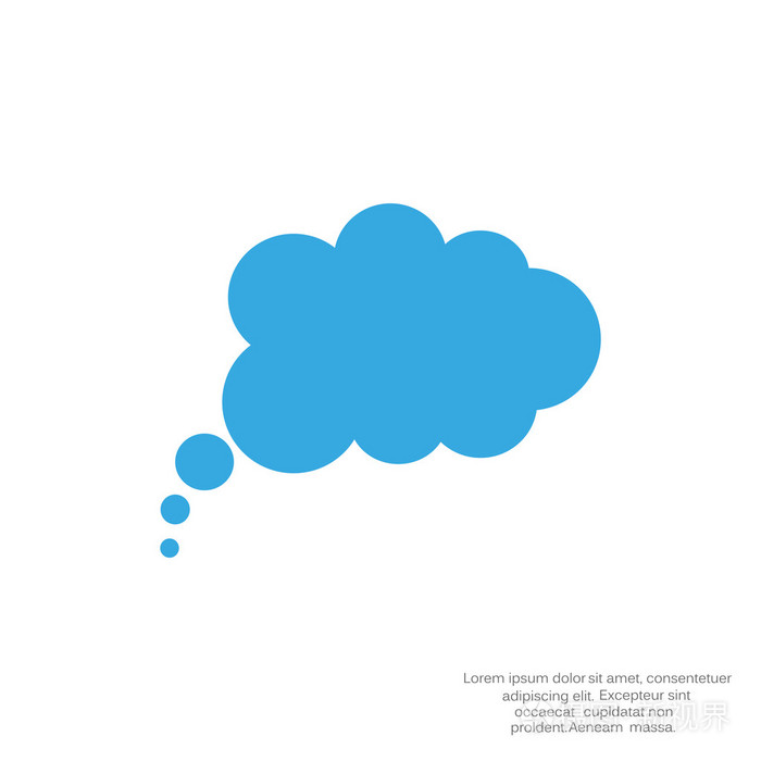 云计算泡沫简单 web 图标