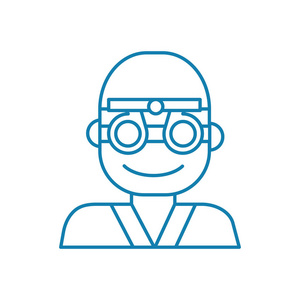 眼科检查线矢量符号, 符号, 插图照片