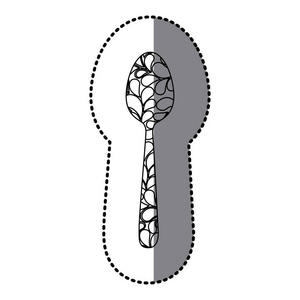 规模轮廓勺子图片装饰图标