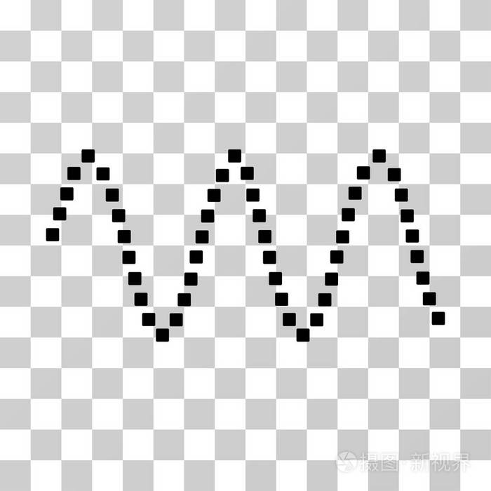 正弦波矢量图标