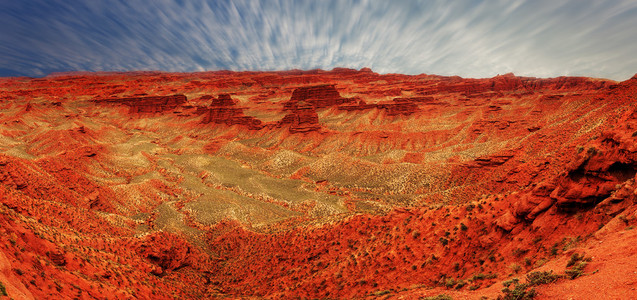 红砂岩的景观