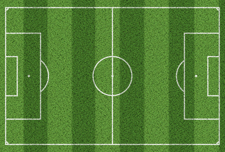 足球场背景的顶部视图照片