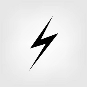 能量和雷电电符号功率快速图解照片