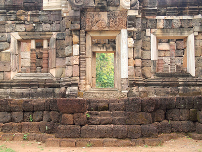 泰国 Prasat Sdok 角汤姆, Sa 凯奥, 高棉庙门