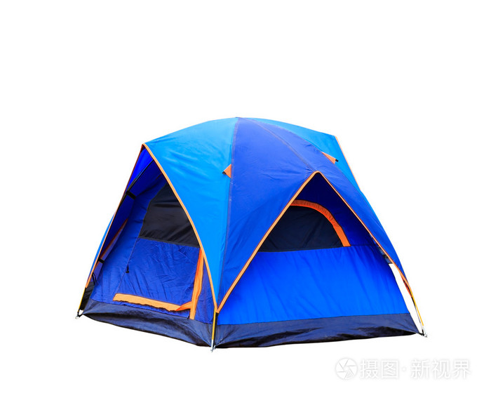 在白色的孤立的圆顶帐篷照片-正版商用图片0ockd3-摄图新视界