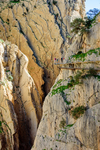 通过 ferrata Caminito del Rey