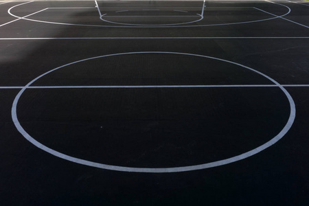 木地板篮球场与光效果图片
