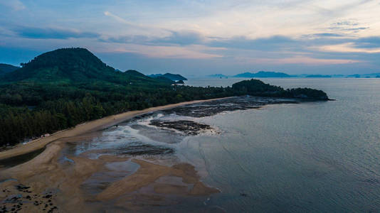 泰国甲米岛遥的鸟瞰景观