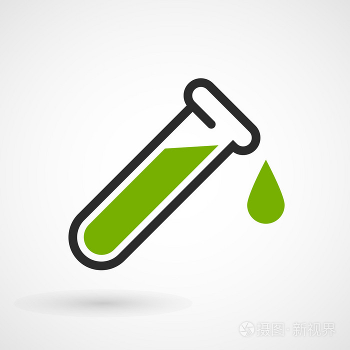 用酸滴试管图标