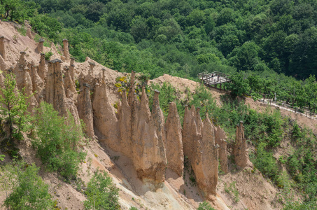 塞尔维亚南部 Djavolja 科托尔 恶魔镇 岩石形成景观