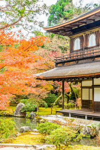 在京都银阁寺