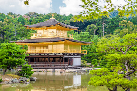 在京都的金阁寺