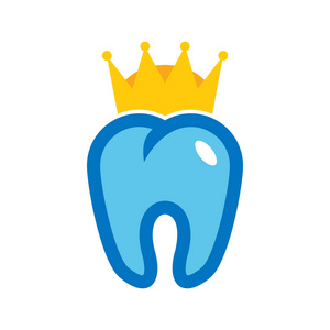 牙科大王徽标图标设计图片