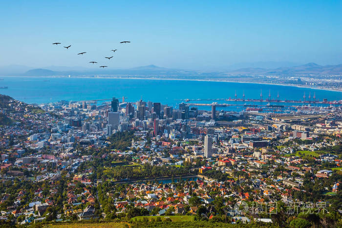 开普敦市的全景