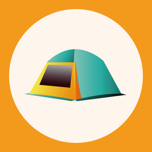 野营帐篷主题元素图标元素
