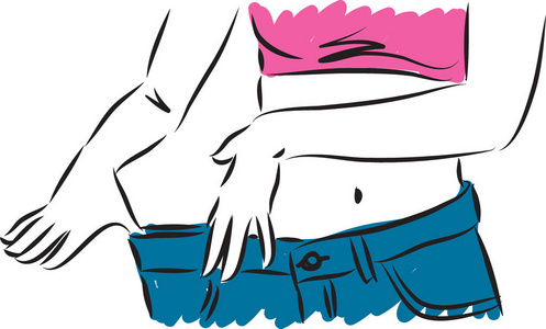 卡通图片腰图片