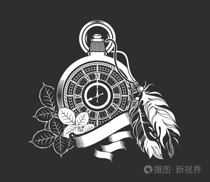 老怀表插画-正版商用图片0oeptg-摄图新视界