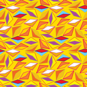 无缝重复背景从多彩多姿的三角形