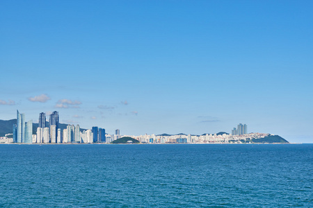 海恩达地区和海洋城市地区的海滨