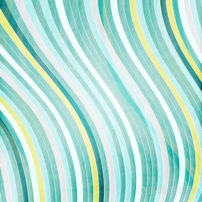 与抽象水彩图案波浪装饰在纸张的纹理.矢量,手工绘制的背景设计