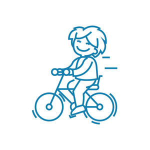 自行车线图标图片