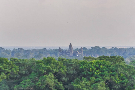 著名的吴哥窟寺鸟瞰图, 柬埔寨