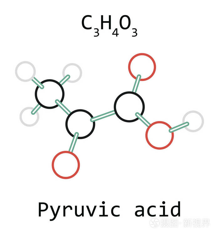 分子丙酮酸 c3h4o3
