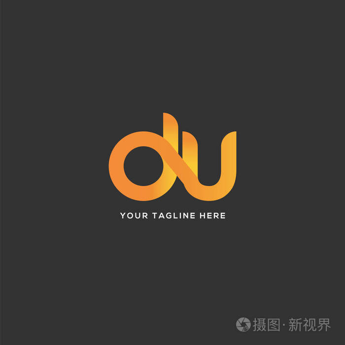 字母标志杜, 名片模板