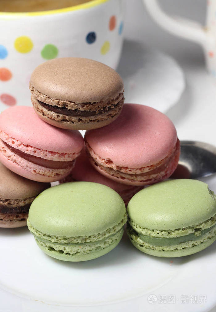 混合的多彩多姿的法国食品