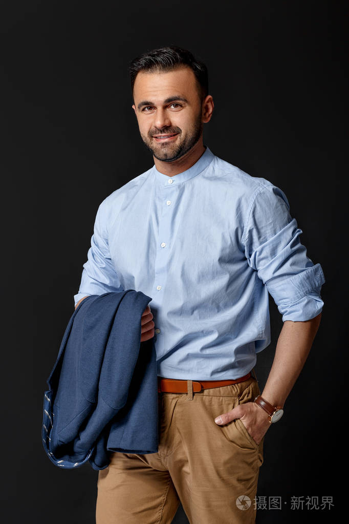 英俊优雅性感男士套装