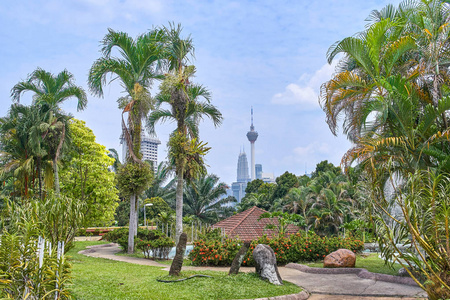 马来西亚吉隆坡兰花园景观