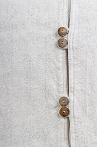 自然纹理棉织物用木制的按钮