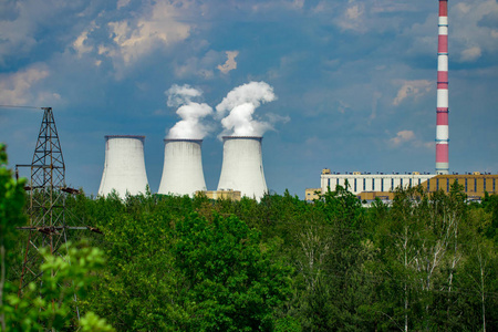 波兰核电厂冷却塔