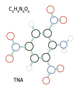 分子 C6h4n4o6 Tna Picramide