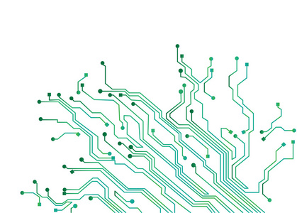白科技数字电路根板的抽象背景图片
