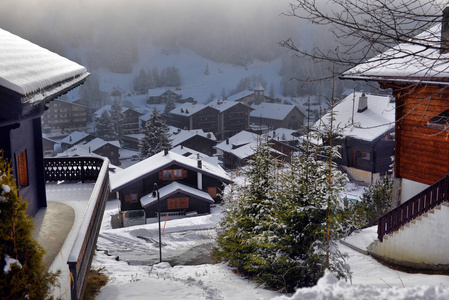 冬季高山景观