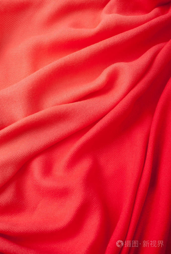 面料时尚色彩背景由渐变织物制成, 褶皱.复制空间文本