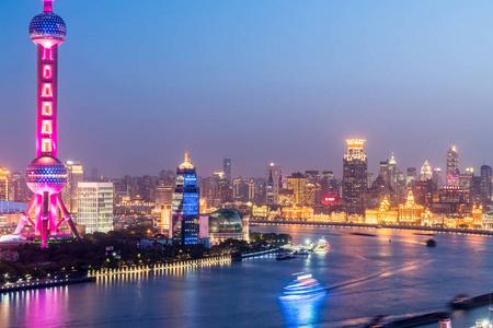 黄浦江夜景