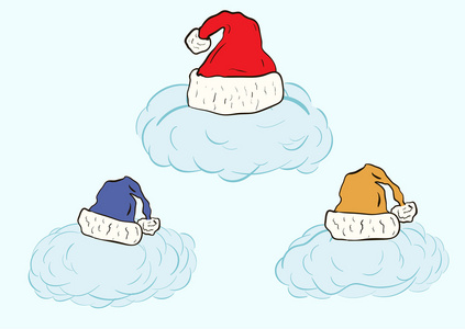 云在圣诞帽