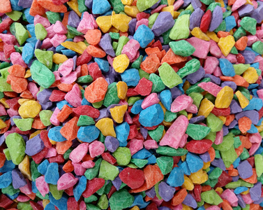 五彩缤纷的鹅卵石图片