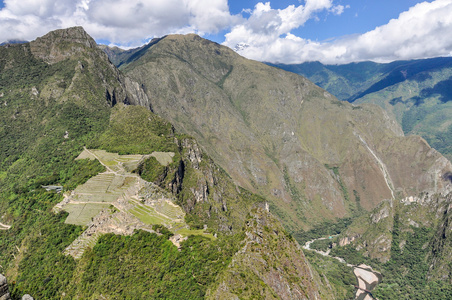 秘鲁印加斯市圣城马丘比丘鸟图图片