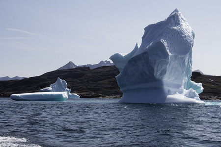 在格陵兰冰山图片