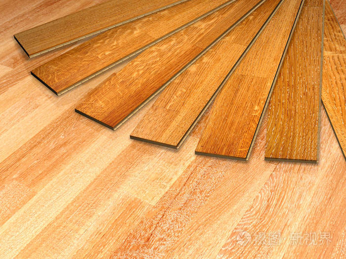 新橡木实木复合地板的木板