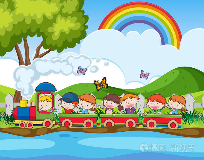 学校实地旅行乘火车