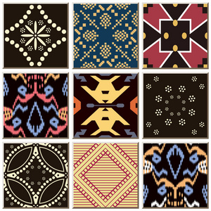 东南亚花纹图片